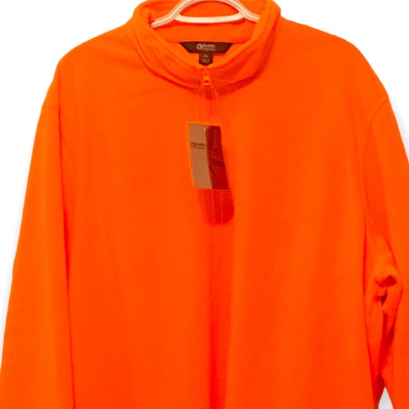 guide series Other - NWT GUIDE SERIES MENS 2XL FLEECE 1/4 ZIP LS BLAZE ORANGE PULLOVER TOP NICE GEAR!